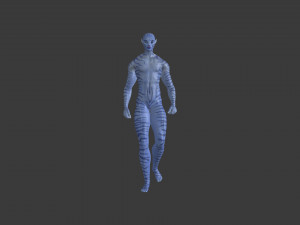 AVTR-003 Avatar Walking Animation 3Dモデル