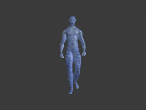 AVTR-003 Avatar Walking Animation 3D Model