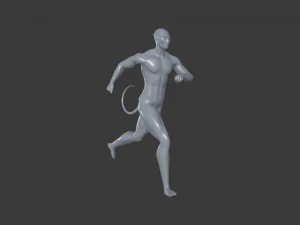 AVTR-004 Avatar Running Animation 3D Model