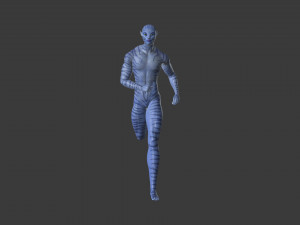 AVTR-004 Avatar Running Animation Model 3D
