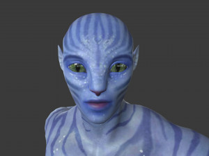 AVTR-004 Avatar Running Animation Model 3D