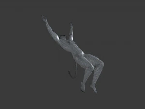 AVTR-005 Avatar Backflip Animation 3D Model