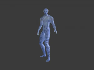 AVTR-005 Avatar Backflip Animation 3D Model