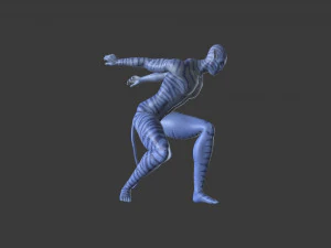 AVTR-005 Avatar Backflip Animation 3D Model