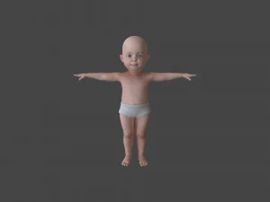 BABY-001 리지드 베이비 3D 모델