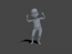 BABY-003 Dancing Animation Modelo 3D