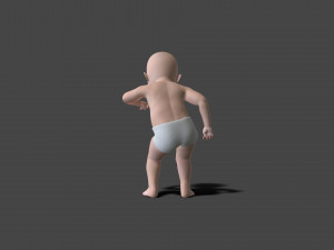 BABY-003 Dancing Animation Modelo 3D