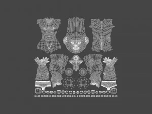 BABY-003 Dancing Animation 3D Model