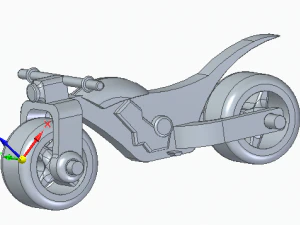 bicicletta costruibile Modello di stampa 3D