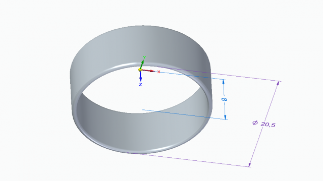 simple ring Modelo de Impressão 3D .c4d .max .obj .3ds .fbx .stl .blend 