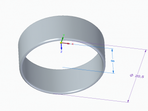 simple ring ready to print 3D 프린트 모델