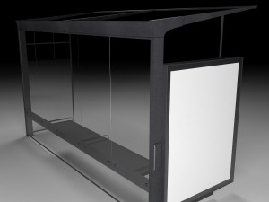 bus stop 3D Model