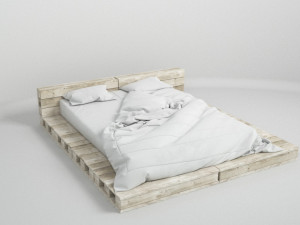 pallet bed 3D Model