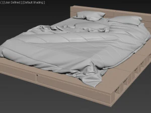 cama de paleta Modelo 3D