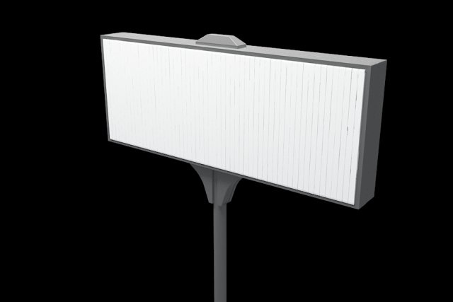 billboard 3D Model .c4d .max .obj .3ds .fbx .stl .blend 