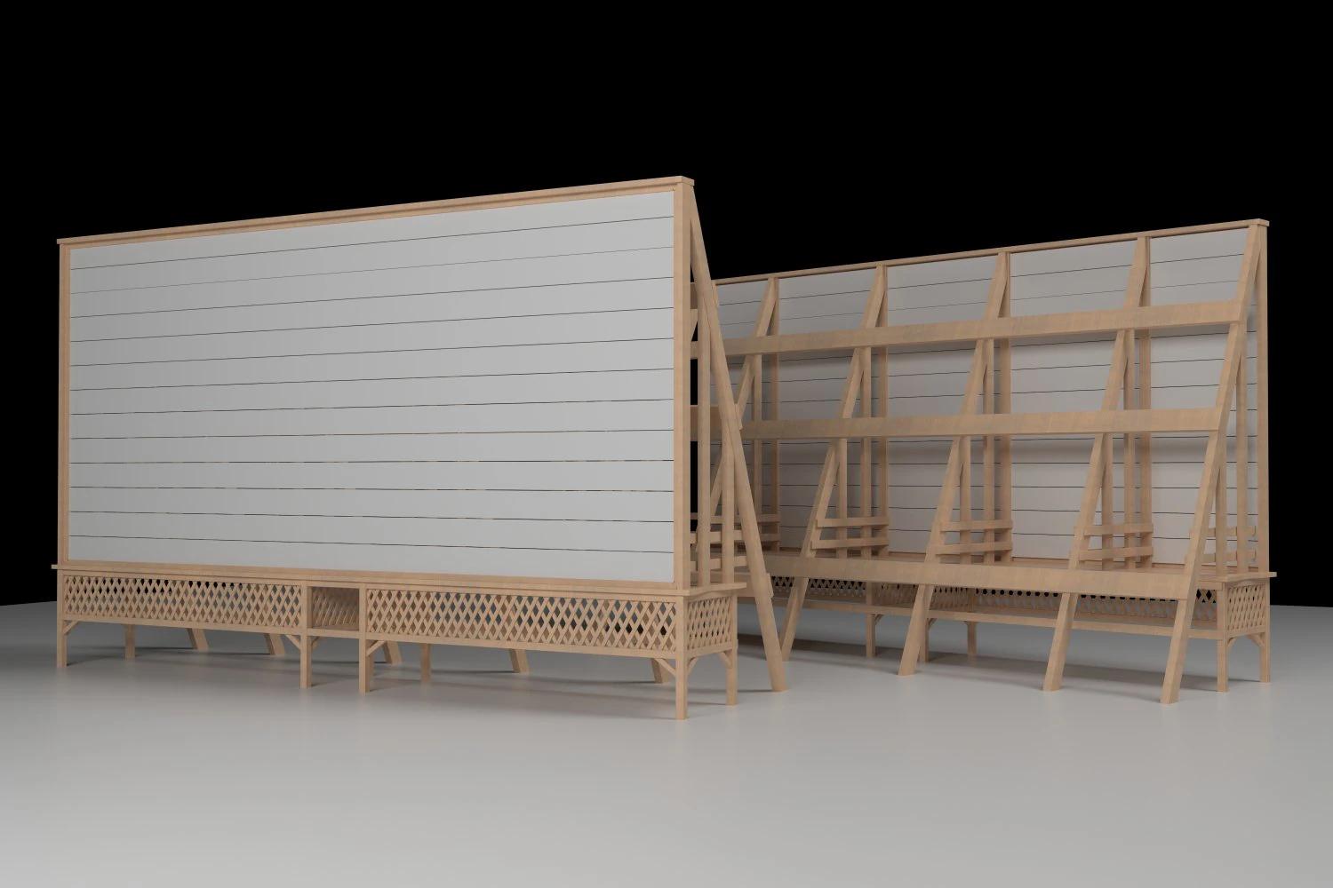 billboard retro 3D Model .c4d .max .obj .3ds .fbx .stl .blend 
