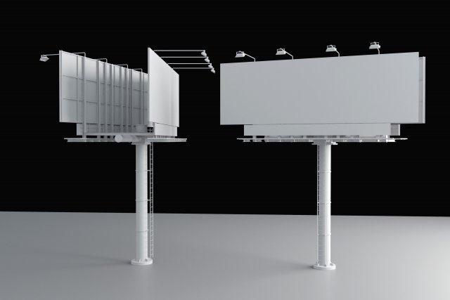 billboard Modèle 3D .c4d .max .obj .3ds .fbx .stl .blend 