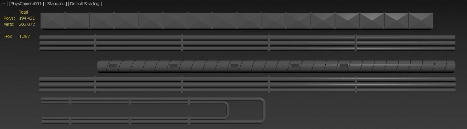 ventilation 3D Model .c4d .max .obj .3ds .fbx .stl .blend 