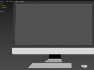 apple imac Modello 3D