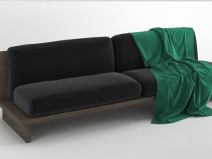 contemporary sofa 2 colors 3D 模型