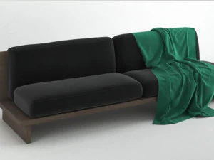 contemporary sofa 2 colors 3D Model