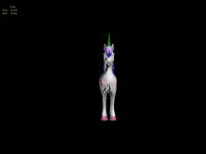 unicorn low poly to vr ar 3D Модель