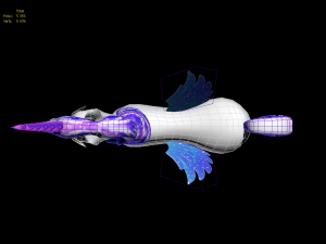 unicorn-pegasus low poly to vr ar 3D 모델