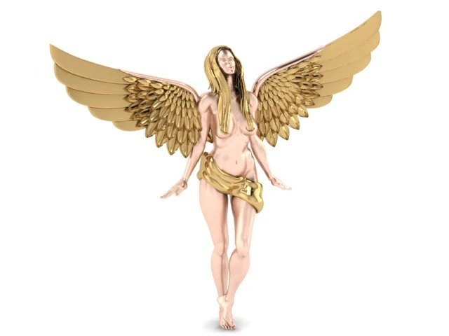 stand angel 3D Print Model .c4d .max .obj .3ds .fbx .stl .blend 