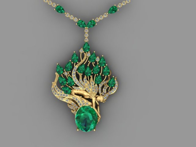 hechizo neacklace magerit Model do druku 3D .c4d .max .obj .3ds .fbx .stl .blend 