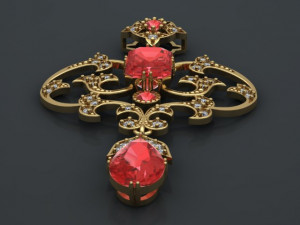 pendant pear 3D 프린트 모델