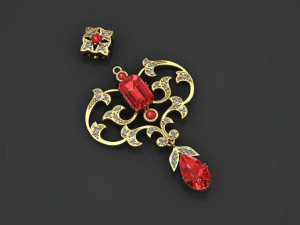 кулон груша 3D Принт Модель