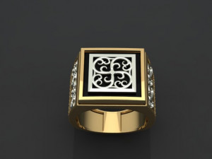 men ring 01 Modelo de Impressão 3D