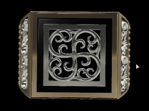 men ring 01 Modelo de Impressão 3D