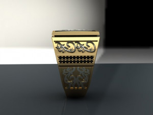 men ring 01 Modelo de Impressão 3D