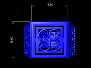 men ring 01 Modelo de Impressão 3D