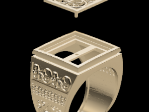 men ring 01 Modelo de Impressão 3D