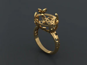 anel de borboleta Modelo de Impressão 3D