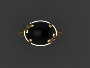 butterfly ring 3D 프린트 모델