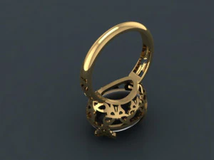 anel de borboleta Modelo de Impressão 3D
