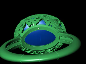 anel de borboleta Modelo de Impressão 3D