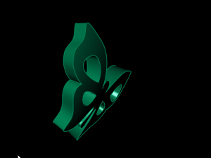 butterfly ring 3D 프린트 모델