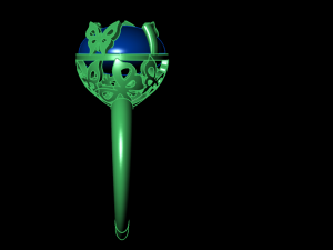butterfly ring 3D 프린트 모델