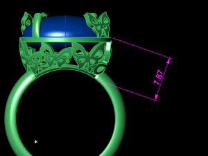 anel de borboleta Modelo de Impressão 3D