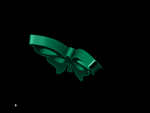 butterfly ring 3D 프린트 모델