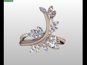 butterfly ring01 3D Baskı Modeli