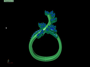 butterfly ring01 3D Baskı Modeli