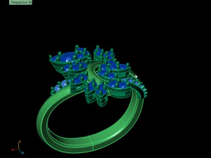 butterfly ring01 3D Print Model