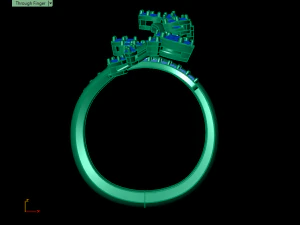 butterfly ring01 3D Print Model