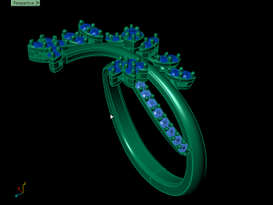 butterfly ring01 3D Baskı Modeli