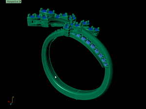 butterfly ring01 3D Baskı Modeli